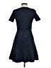 Aqua Solid Blue Casual Dress Size M - photo 2