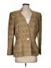Lourdes Chavez 100% Wool Gold Wool Blazer Size S - photo 1
