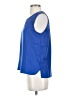 Dex Blue Sleeveless Blouse Size S - photo 5