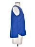 Dex Blue Sleeveless Blouse Size S - photo 4