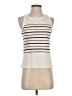 Max Studio Ivory Sleeveless T-Shirt Size S - photo 1
