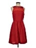 Maeve 100% Polyester Solid Red Casual Dress Size 2 - photo 1