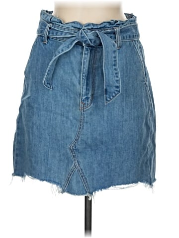 Express Denim Skirt (view 1)