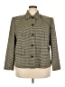 Lord & Taylor Houndstooth Gold Blazer Size 18w - photo 1