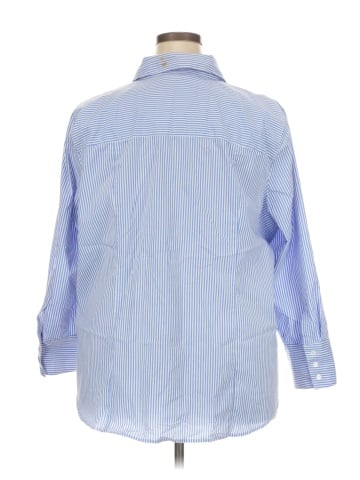 Lane Bryant 3/4 Sleeve Button-Down Shirt (view 2)