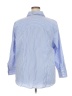Lane Bryant Stripes Blue 3/4 Sleeve Button-Down Shirt Size 24 (petite) - photo 2