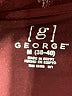 George Burgundy Fleece Size M - photo 6