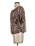 Symphony 100% Polyester Brown Short Sleeve Blouse Size S - photo 5