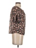 Symphony 100% Polyester Brown Short Sleeve Blouse Size S - photo 4