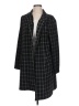 MELLODAY Plaid Black Coat Size L - photo 1