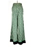 ee:some 100% Polyester Print Green Casual Pants Size S - photo 2