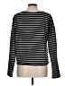 Kule 100% Cotton Stripes Blue Black Long Sleeve Top Size L - photo 2