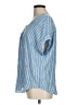 Rails Blue Short Sleeve Blouse Size M - photo 5