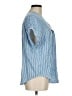 Rails Blue Short Sleeve Blouse Size M - photo 4