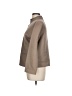Eileen Fisher 100% Cotton Solid Tan Jacket Size L (petite) - photo 5