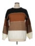 Angashion Color Block Brown Pullover Sweater Size XL - photo 1