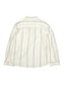 Zara Stripes Ivory Long Sleeve Button-Down Shirt Size 7 - photo 2