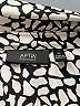 Apt. 9 100% Polyester Animal Print Silver Long Sleeve Blouse Size XL - photo 7