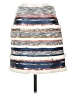Moulinette Soeurs Stripes White Casual Skirt Size 0 - photo 1