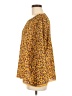 Max Studio 100% Polyester Yellow Long Sleeve Blouse Size M - photo 5
