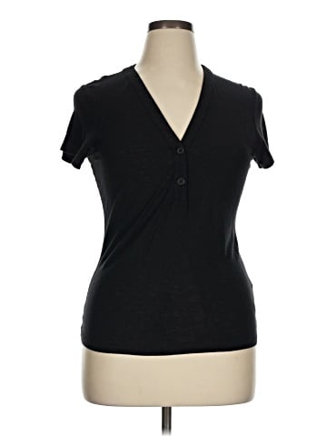 James Perse Short Sleeve Henley (view 1)