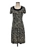 Chico's Animal Print Gray Casual Dress Size Sm (0) - photo 1