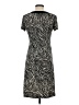 Chico's Animal Print Gray Casual Dress Size Sm (0) - photo 2