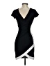 Almost Famous Solid Black Cocktail Dress Size S - photo 2