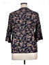 Unbranded 100% Polyester Floral Blue 3/4 Sleeve Blouse Size XL - photo 2