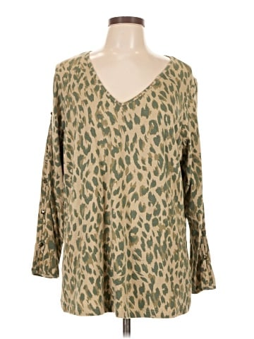 Denim 24/7 Long Sleeve Blouse (view 1)