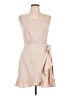 Unbranded Solid Tan Cocktail Dress Size L - photo 1