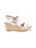 Ugg 100% Leather Ivory Gold Wedges Size 9 - photo 1