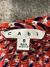 CAbi 100% Polyester Red Sleeveless Top Size 8 - photo 7
