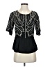Maple Black Short Sleeve Blouse Size 2 - photo 1