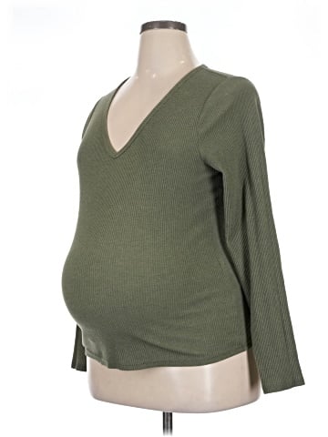 Old Navy - Maternity 3/4 Sleeve T-Shirt (view 1)