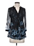 Timeson Blue 3/4 Sleeve Blouse Size S - photo 1