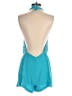 L Space 100% Rayon Solid Teal Blue Romper Size XS - photo 2