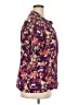 Hell Bunny 100% Viscose Floral Purple Short Sleeve Blouse Size 3XL - photo 4
