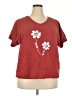 Unbranded Red Short Sleeve Top Size 3XL - photo 1