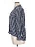 Zara TRF Stripes Blue 3/4 Sleeve Blouse Size XL - photo 5