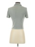 Unbranded 100% Polyester Green Gray Short Sleeve Top Size S - photo 2