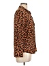 Rails Animal Print Brown Long Sleeve Button-Down Shirt Size L - photo 4
