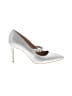 BCBGeneration Metallic Silver Gray Heels Size 6 1/2 - photo 1