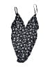 Raisins Paisley Black One Piece Swimsuit Size M - photo 1