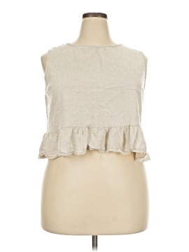 Shein Curve Sleeveless Blouse