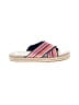 Lane Bryant Stripes Pink Tan Sandals Size 10 (wide) - photo 1