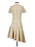 Natori 100% Polyester Tweed Yellow Casual Dress Size 0 - photo 2