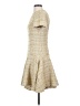 Natori 100% Polyester Tweed Yellow Casual Dress Size 0 - photo 5