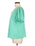 Cato Green Short Sleeve Blouse Size M - photo 5