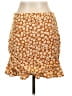 ABound Floral Orange Casual Skirt Size L - photo 2